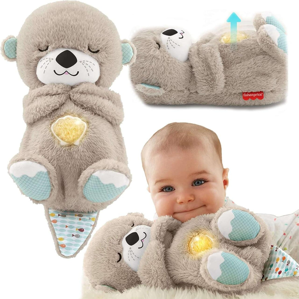 Otter, la nutria que respira – Peluche para dormir para bebés